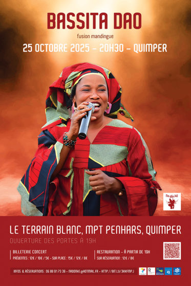 Bassita Dao en concert à Quimper le 25-10-2025